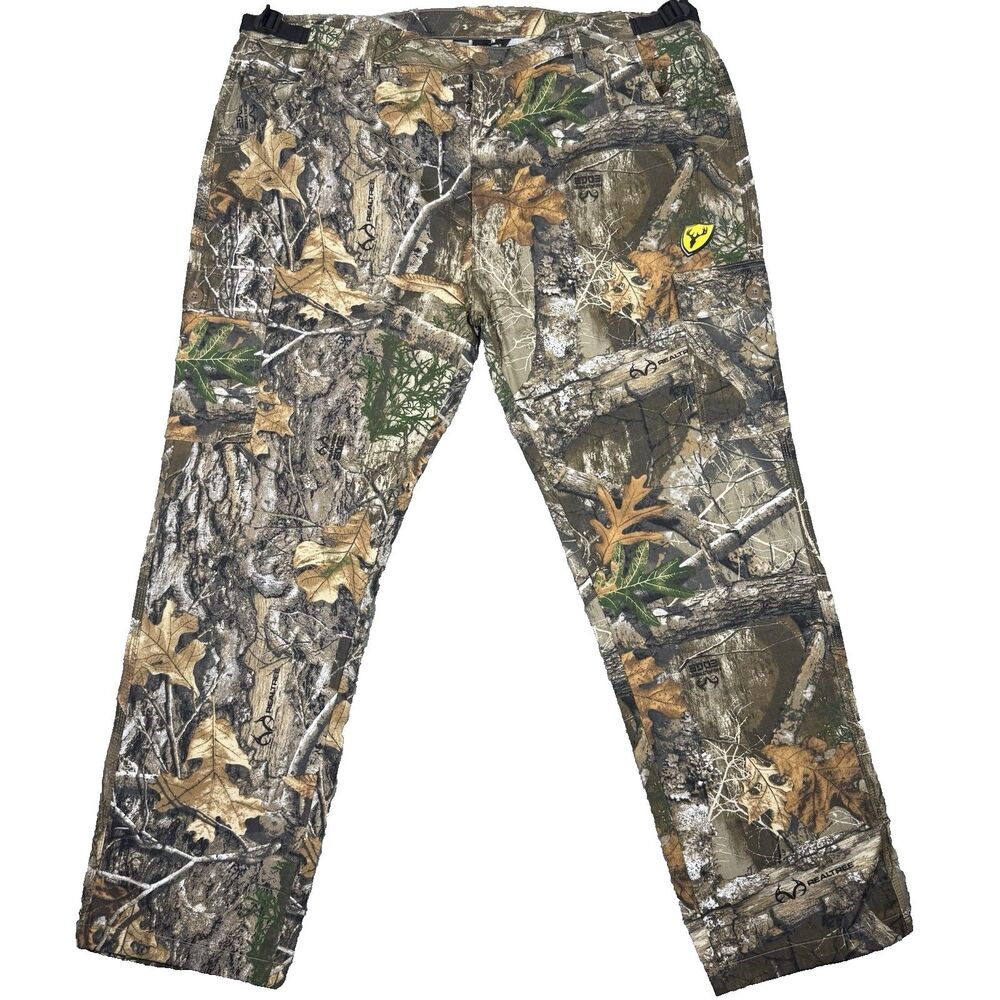 Blocker Outdoors Shield Series Camo Hunting Pants Mens XXL Realtree Edge Ripstop